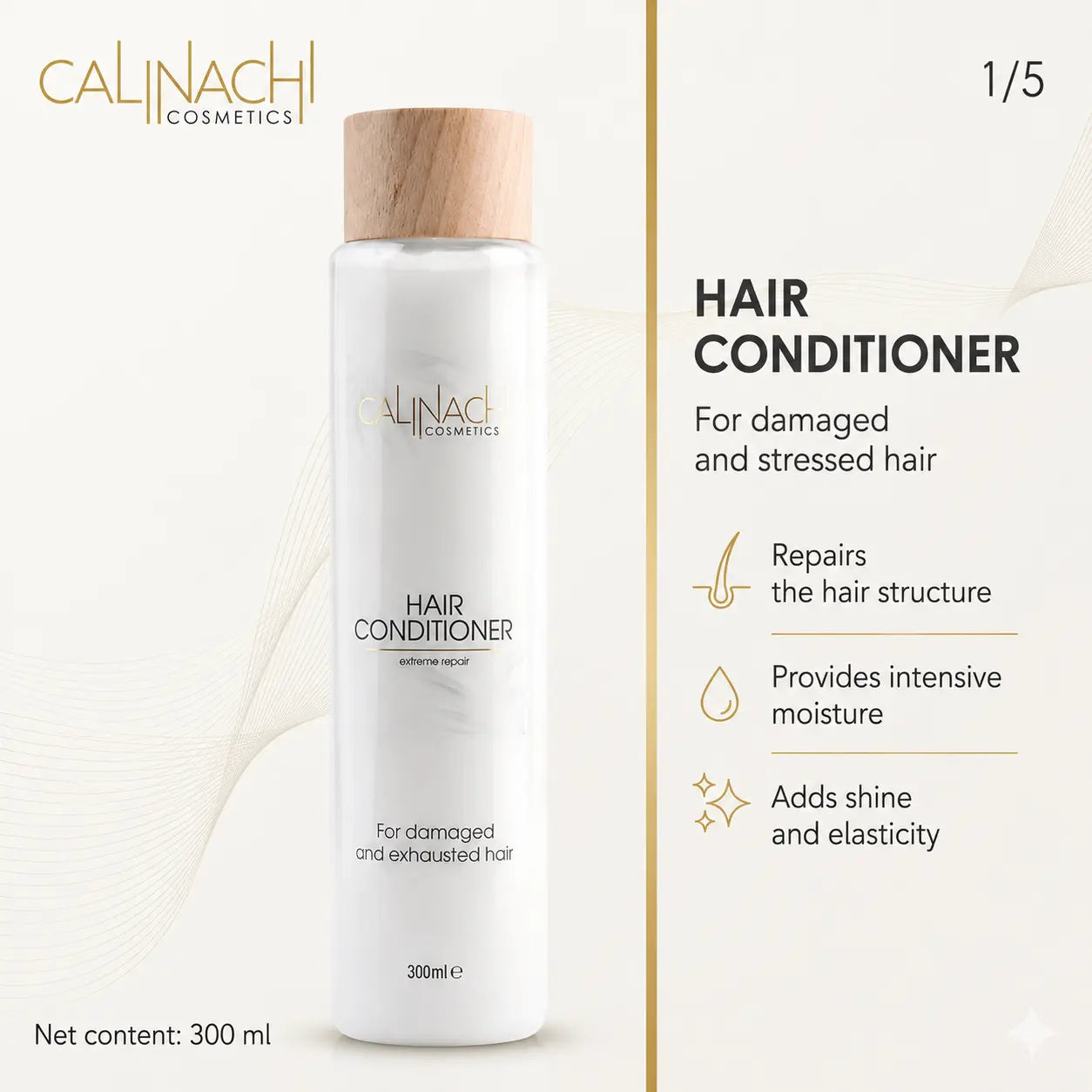 Fiber Damage Repair for Dry Hair Recovery HairCare Sets CALINACHI Cosmetics