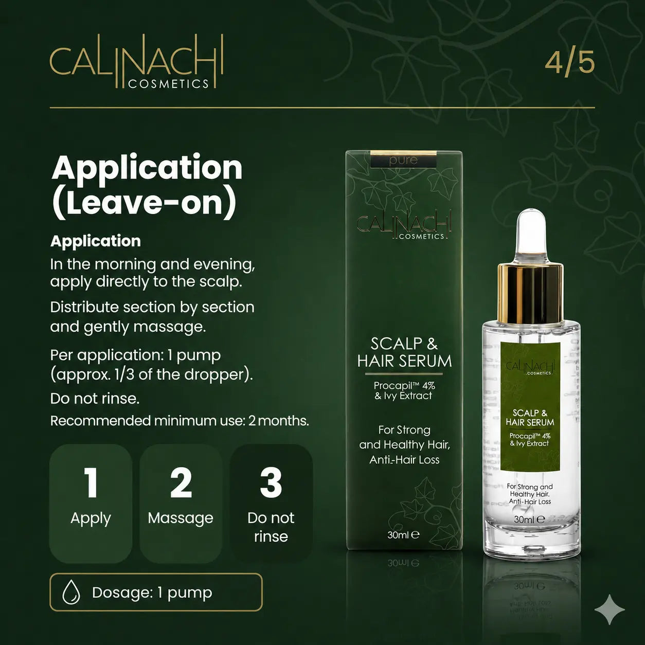 Metabolic Support for Hair Vitality Reset HairCare Sets CALINACHI Cosmetics