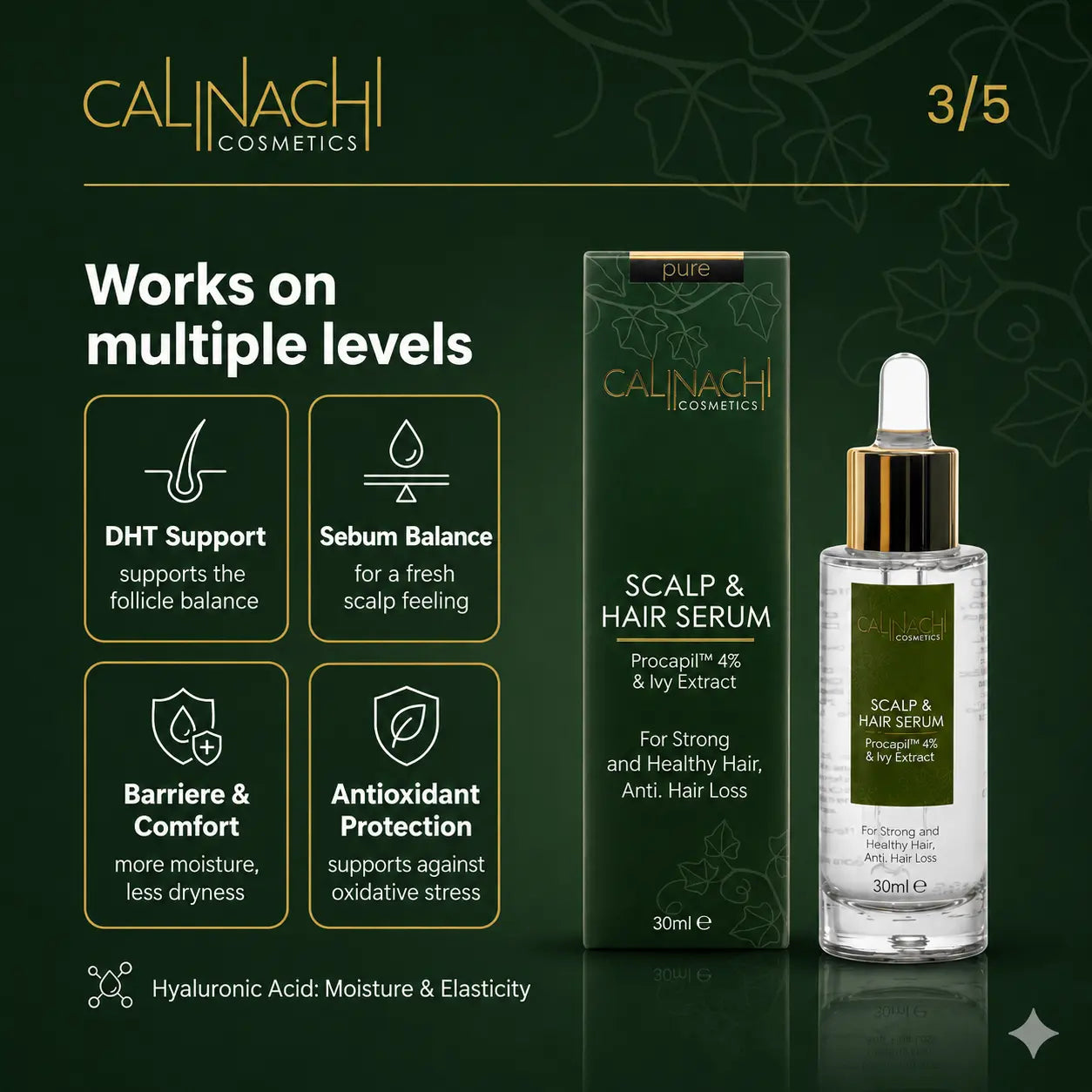 Metabolic Support for Hair Vitality Reset HairCare Sets CALINACHI Cosmetics