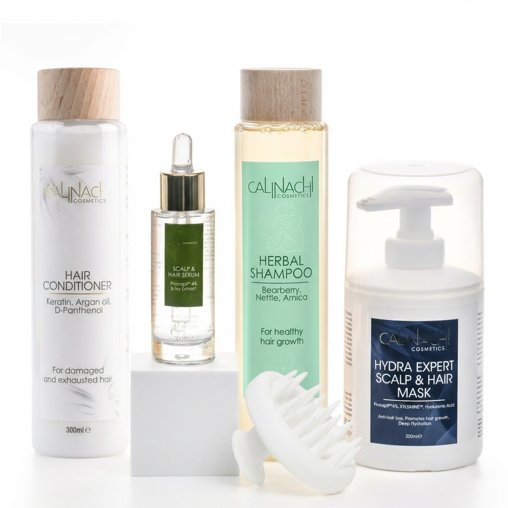 Stress Response / Shedding Support / Recovery Routine / Stress-Driven Hair Shedding Therapy