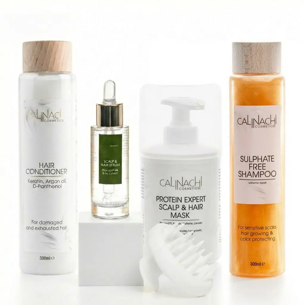 Fiber Damage / Breakage / Structural Weakness / Repair & Breakage Recovery Therapy CALINACHI Cosmetics