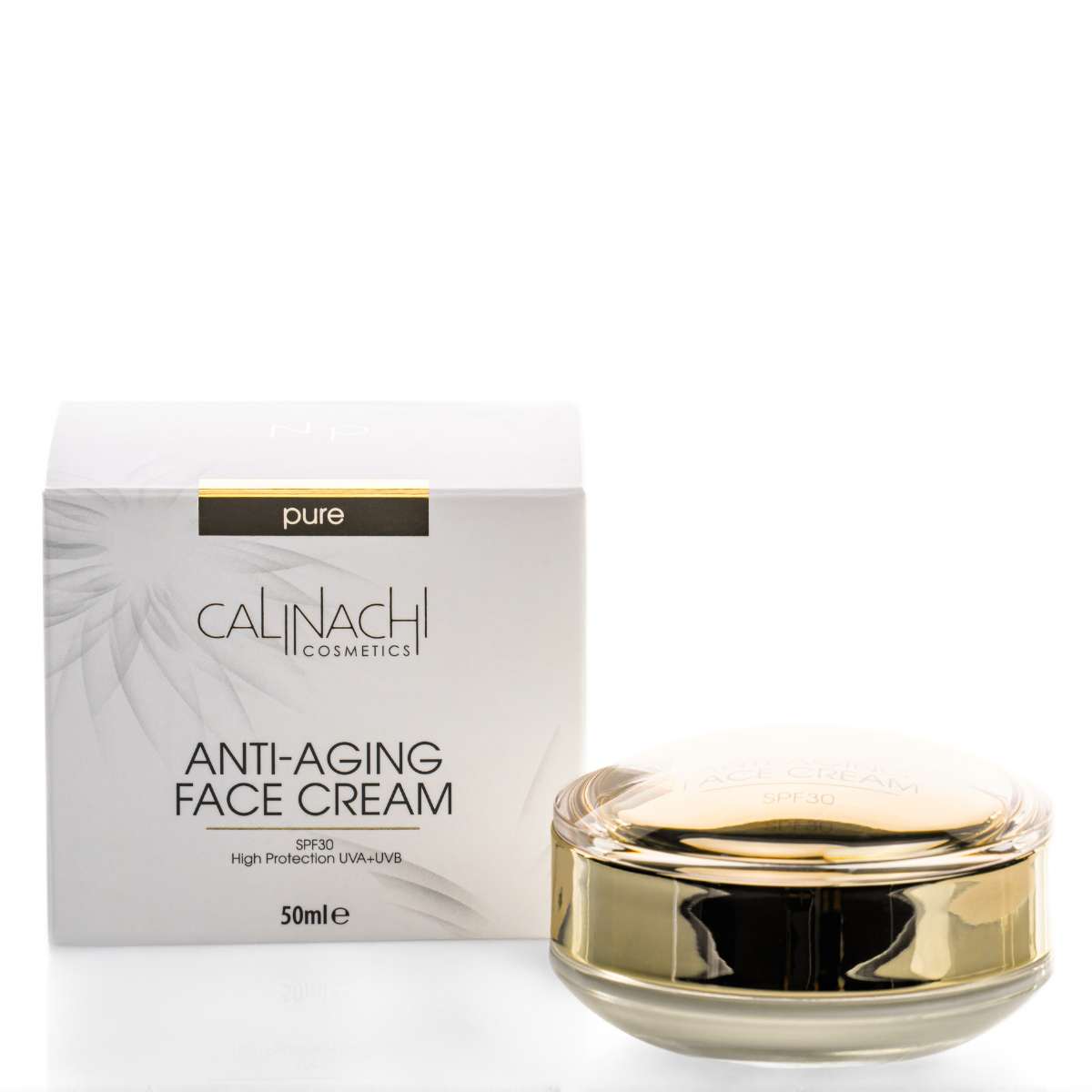 Anti-aging Day Face Cream for Face, Neck, and Décolletage, SPF30, 50ml.