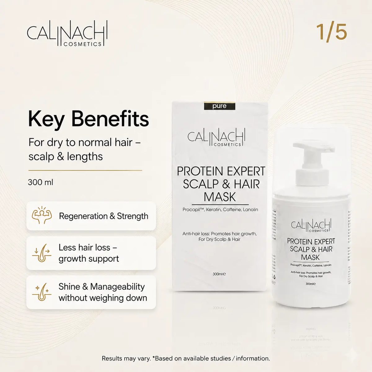 Fiber Damage Repair for Structural Breakage Recovery (With Follicle Support) HairCare Sets CALINACHI Cosmetics