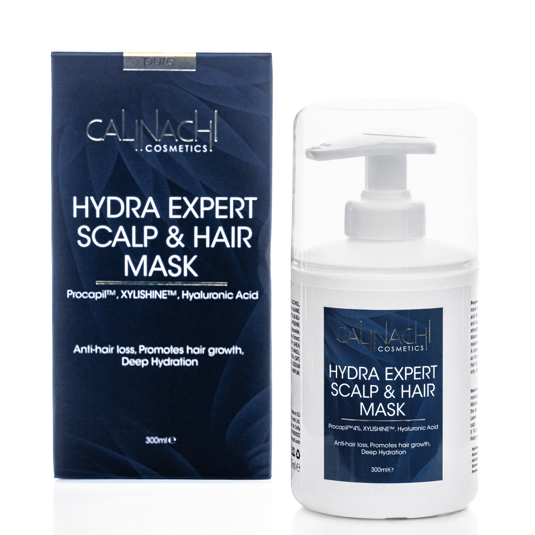 Hydra Expert (All Hair Type) Anti-Hair Loss, Hydrating, Restorative, Mask for Scalp and Hair, 300 ml.
